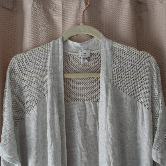 USED A New Day Gray Open Light Sweater OSFM - Picture 2 of 6